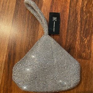 INC SILVER EVENING WRISTLET